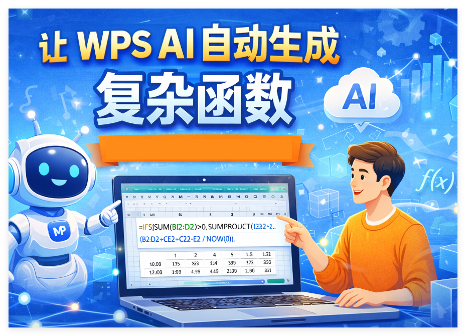 WPS AI自动生成复杂函数