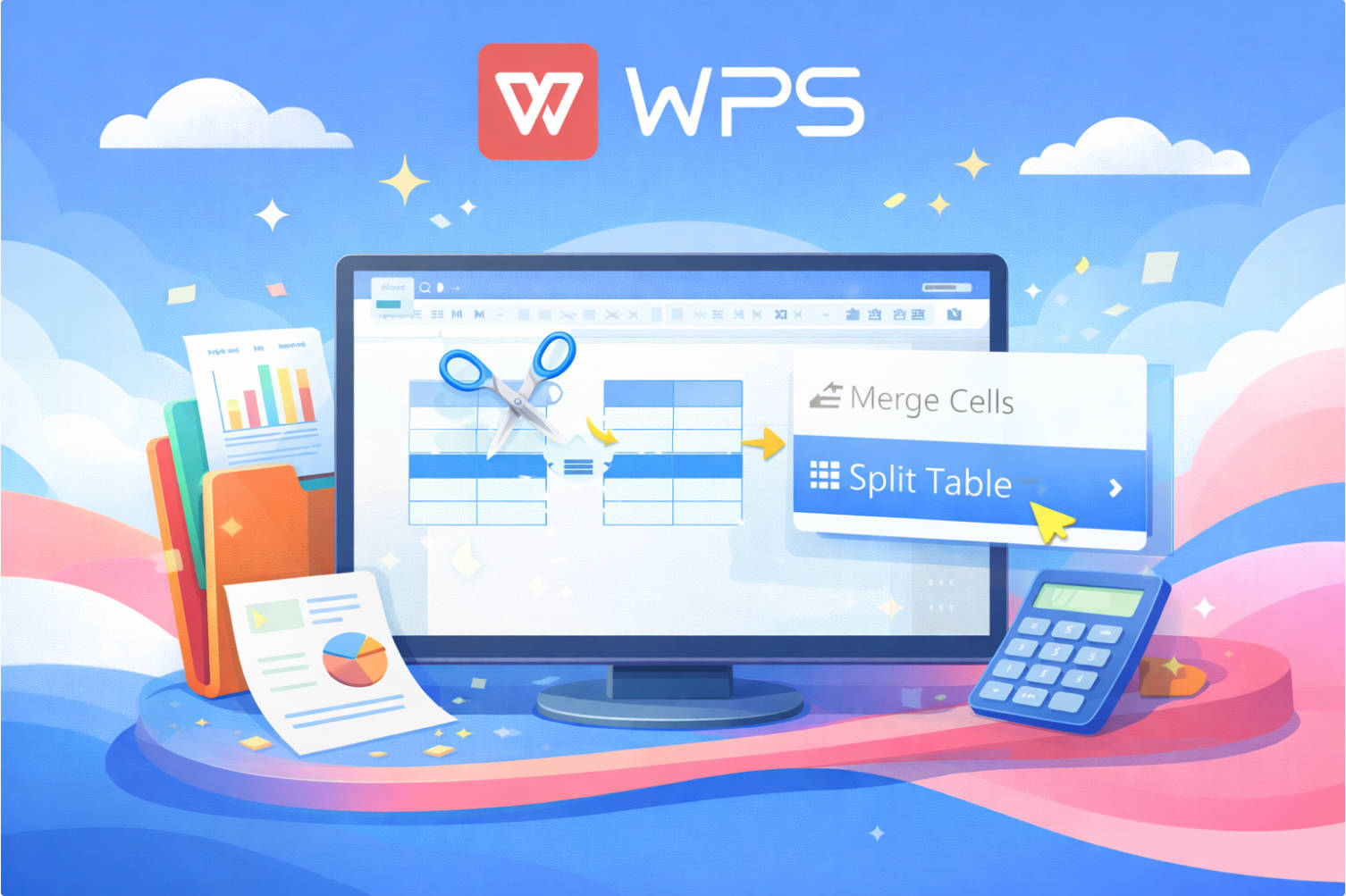 WPS 如何拆分表格