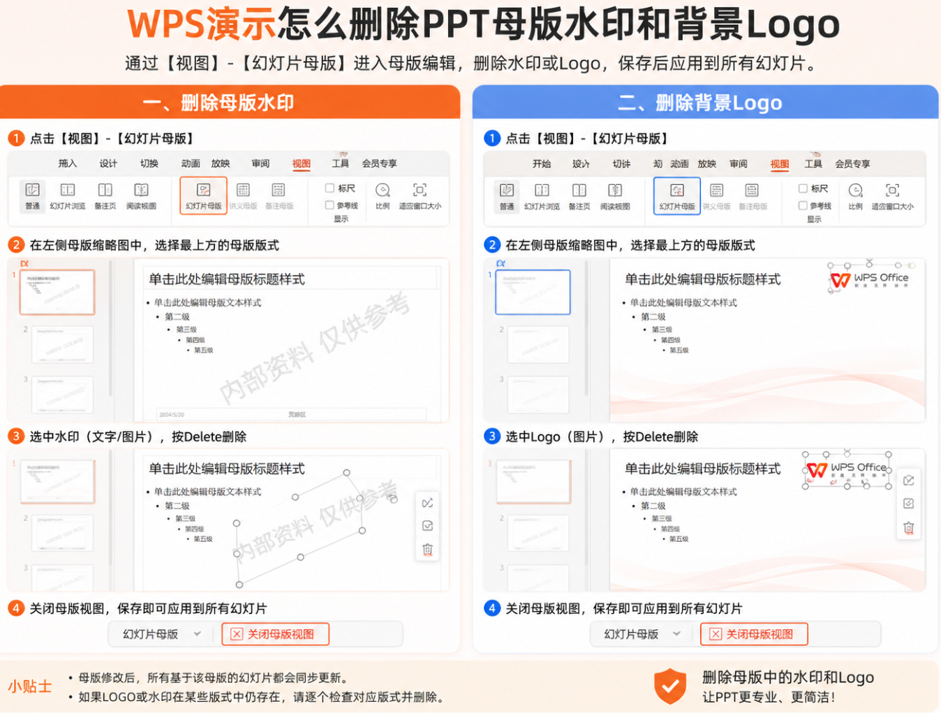 WPS怎么删除水印